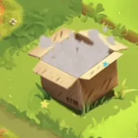 Cheesy Road empty cardboard box on game board